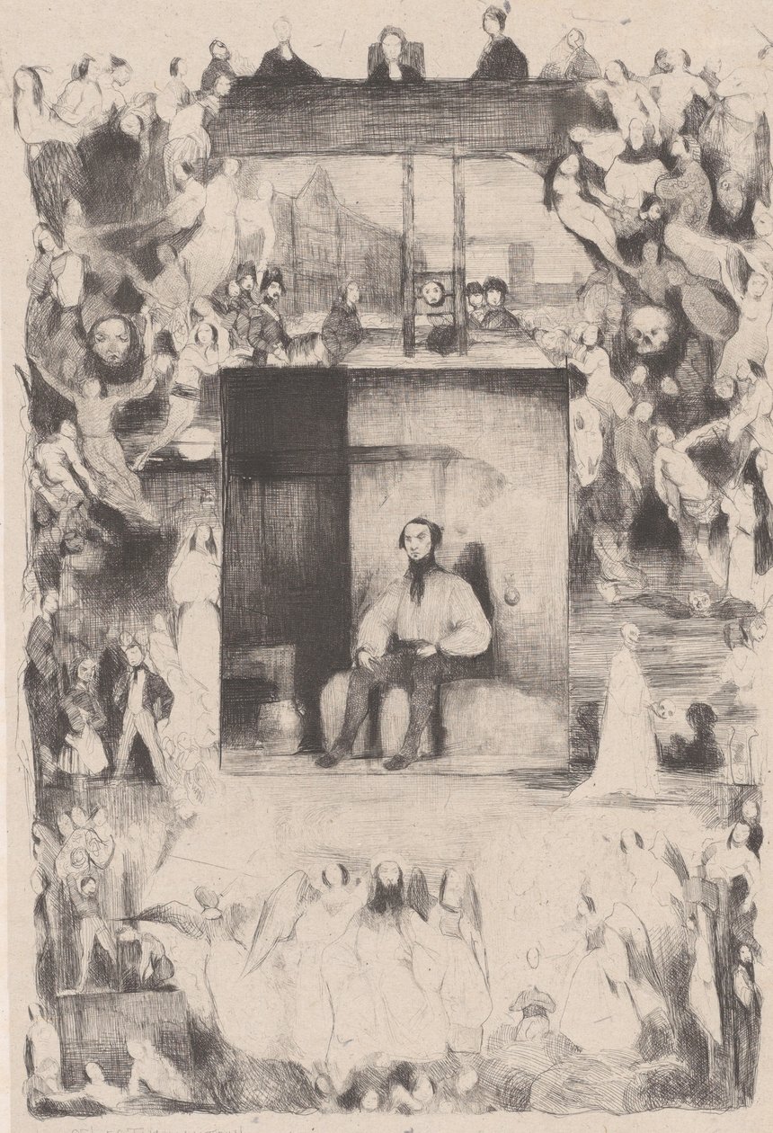 Den siste dagen til en fordømt mann, 1833. av Célestin Nanteuil