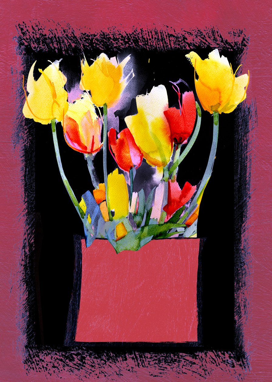 Tulipaner, 2009 av Clive Metcalfe
