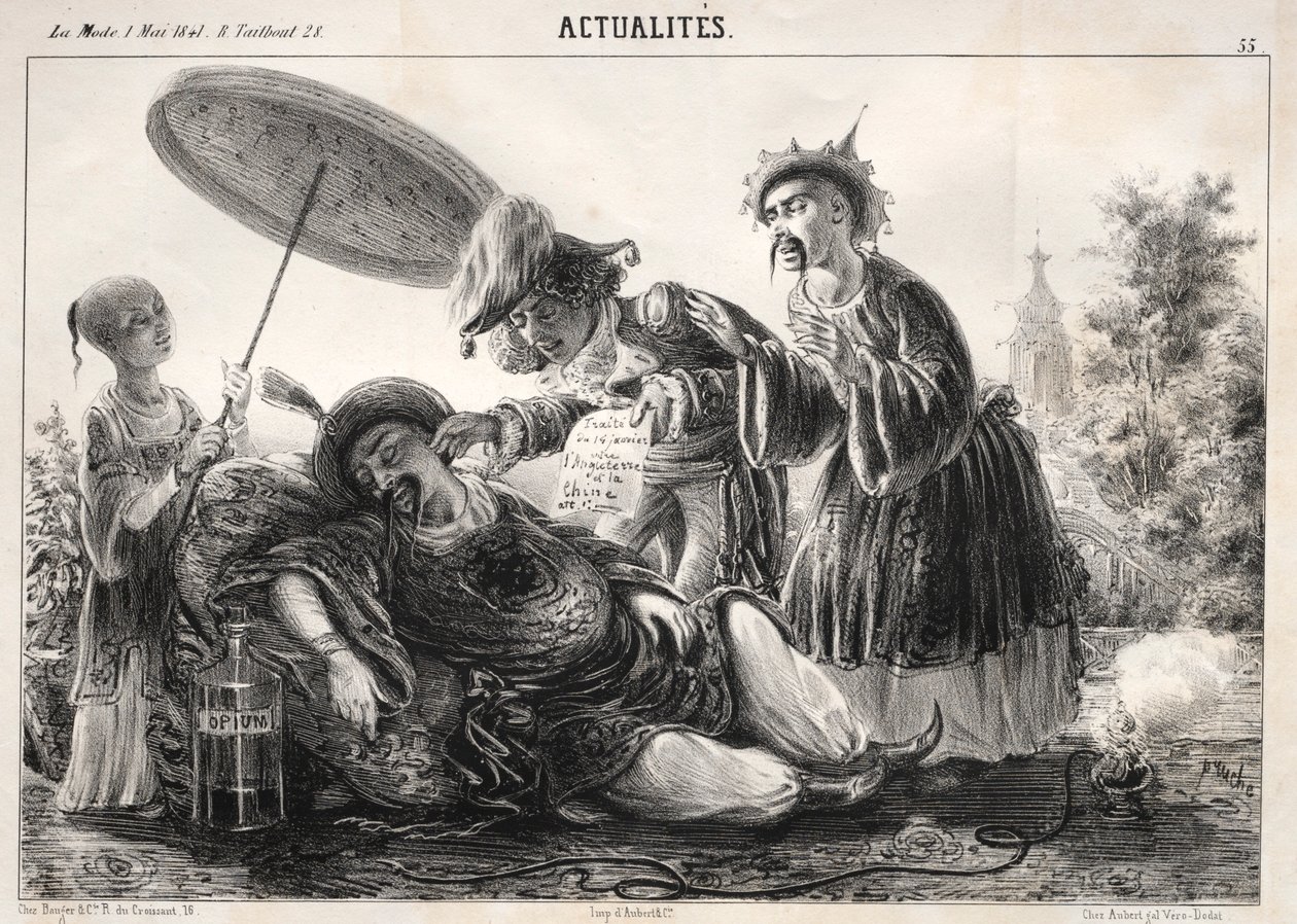 Nyheter: -- Si det! Så si! Himmelske keiser...., 1841. av Clémente Pruche