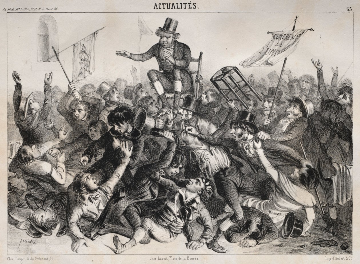 Nyheter: Valg av England, 1841. av Clémente Pruche