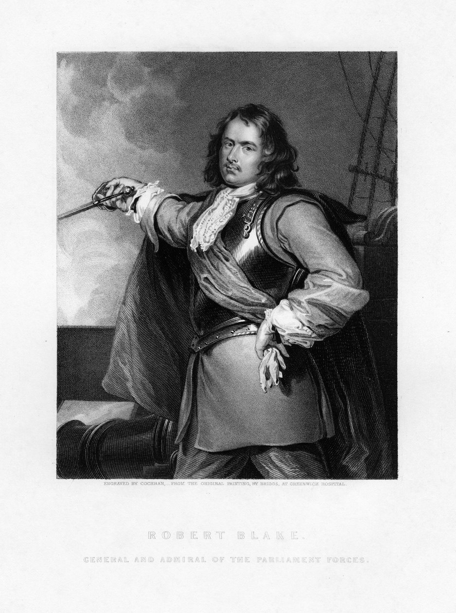 Robert Blake, engelsk admiral, 1836 av Cochran