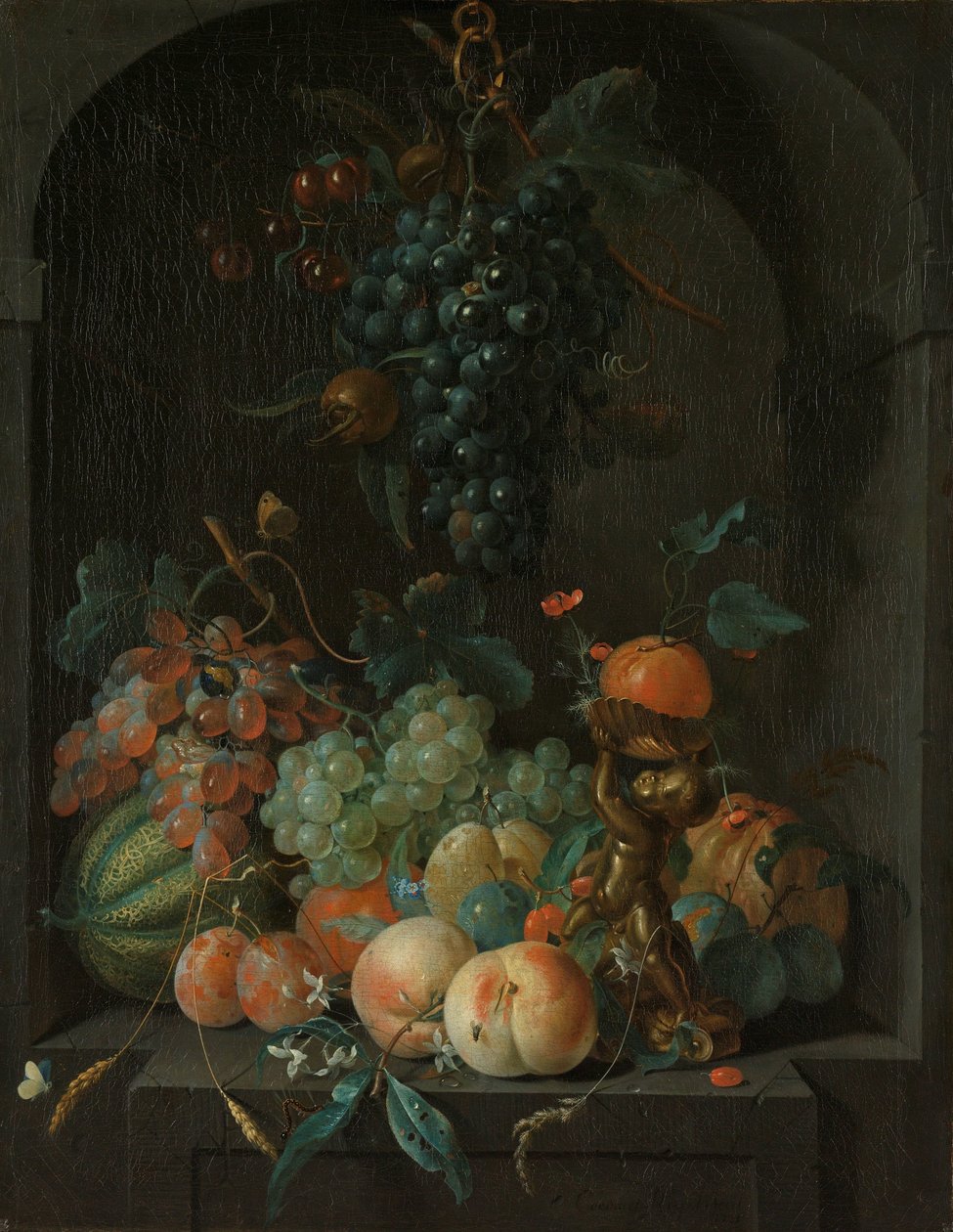 Stilleben med frukt av Coenraet Roepel
