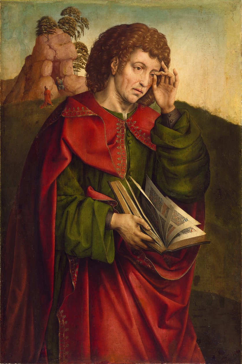 Den hellige Johannes evangelisten gråter av Colijn de Coter