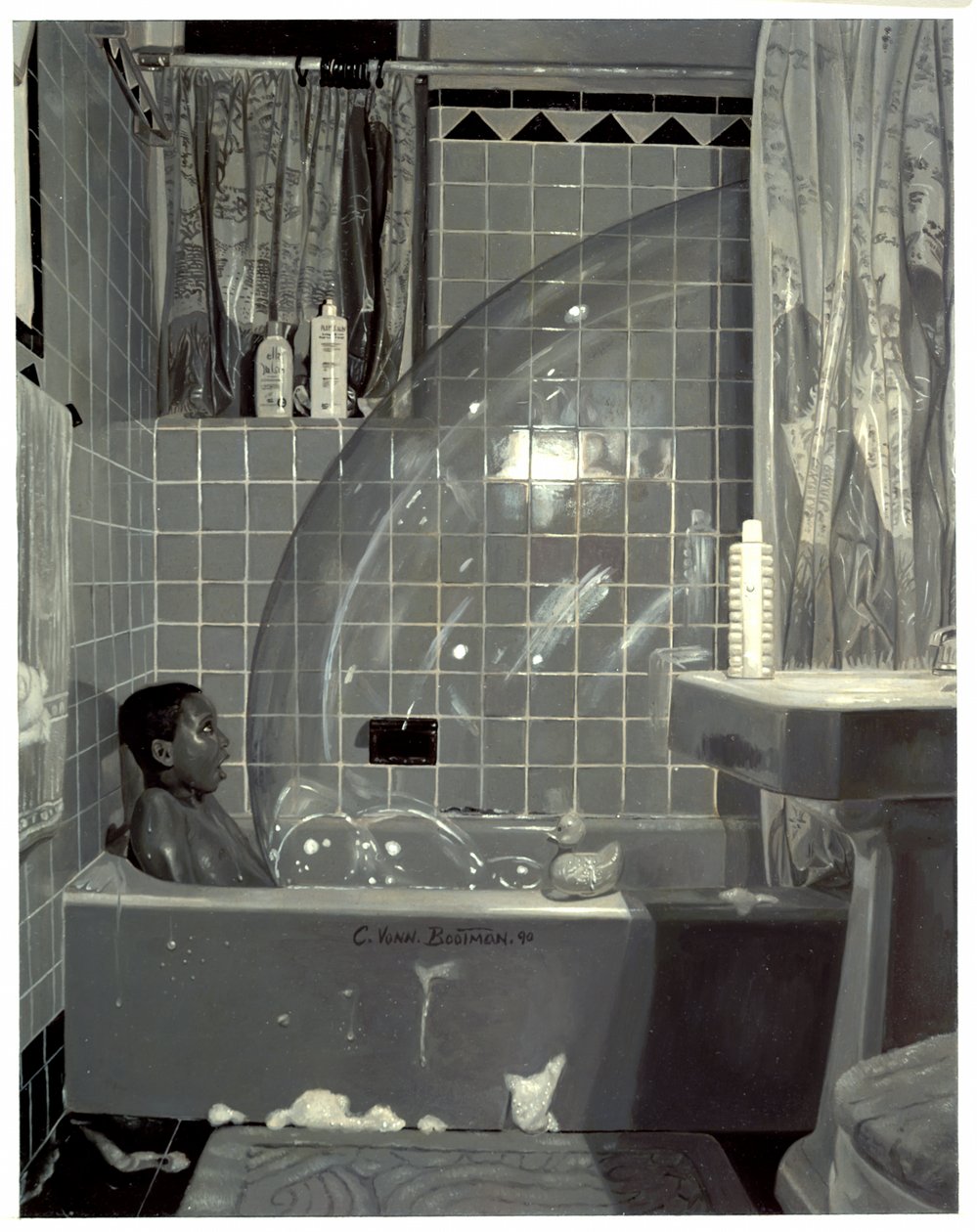 Boy and the Bubble, 1990 av Colin Bootman