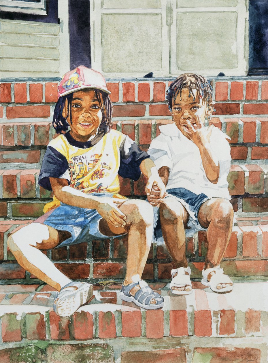 On the Front Step, 2002 av Colin Bootman
