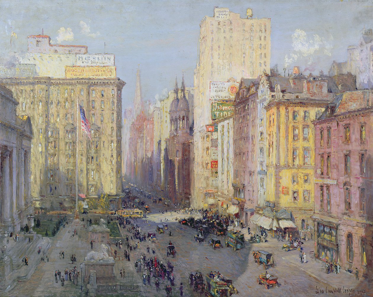 Fifth Avenue, New York, 1913 av Colin Campbell Cooper