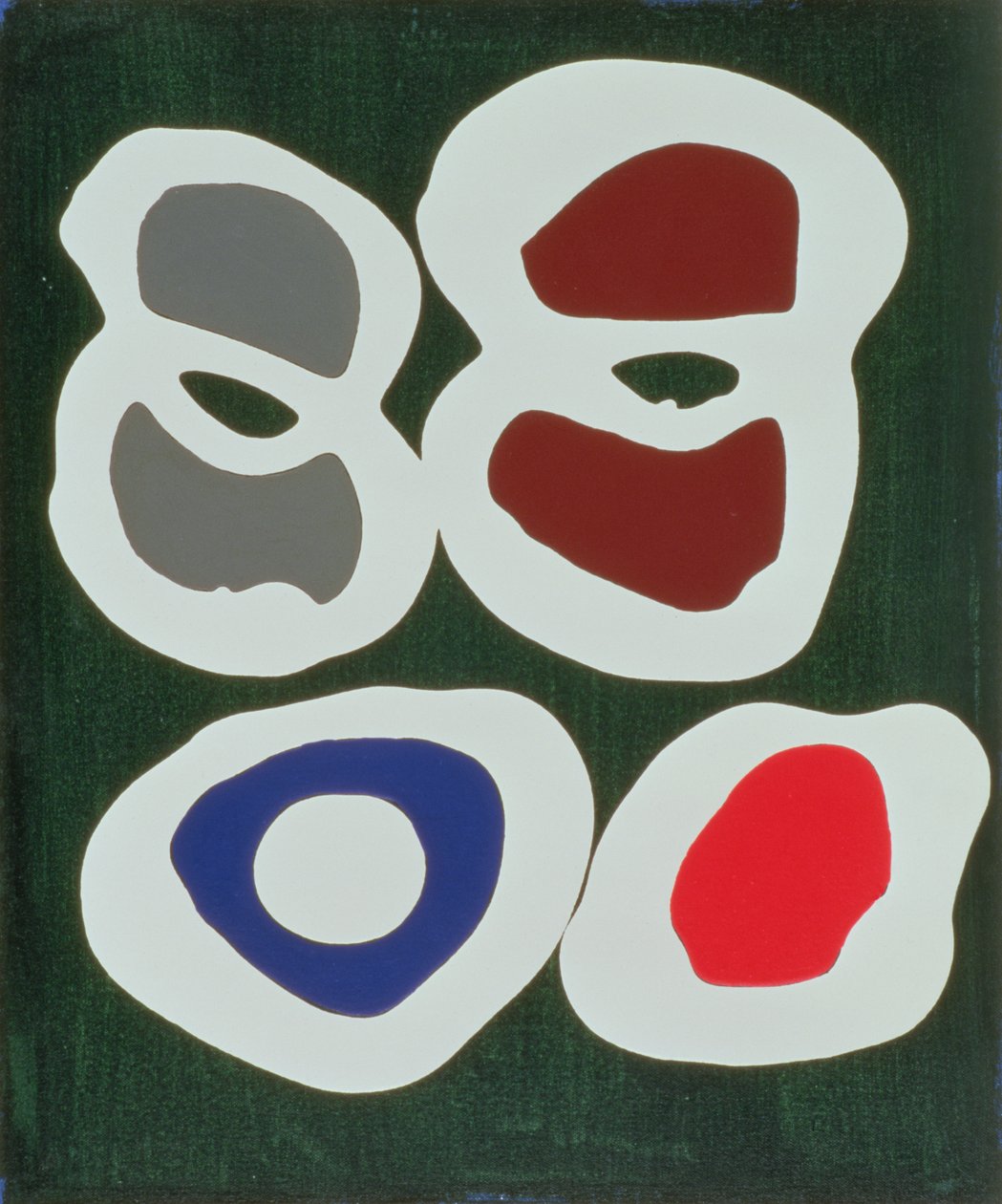 Cross-Cut, 1998 (akryl på lerret) av Colin Booth