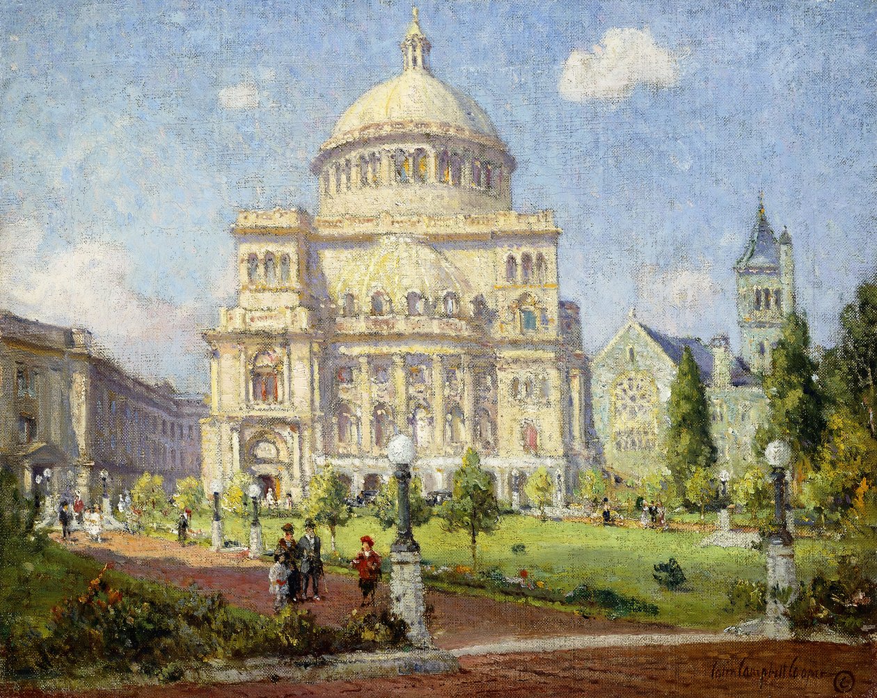 En vårdag, Boston av Colin Campbell Cooper