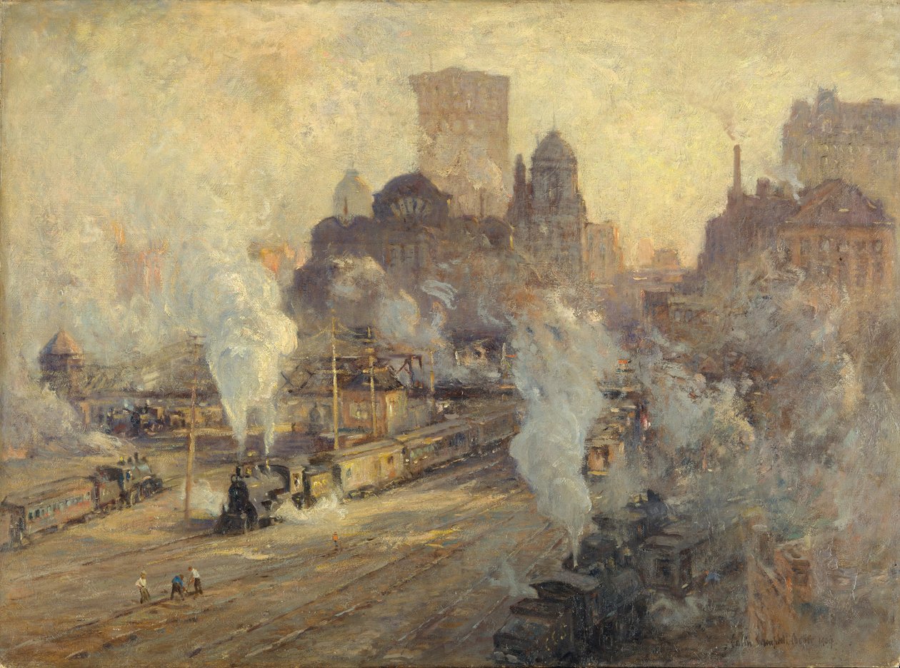 Grand Central Station, 1909 av Colin Campbell Cooper