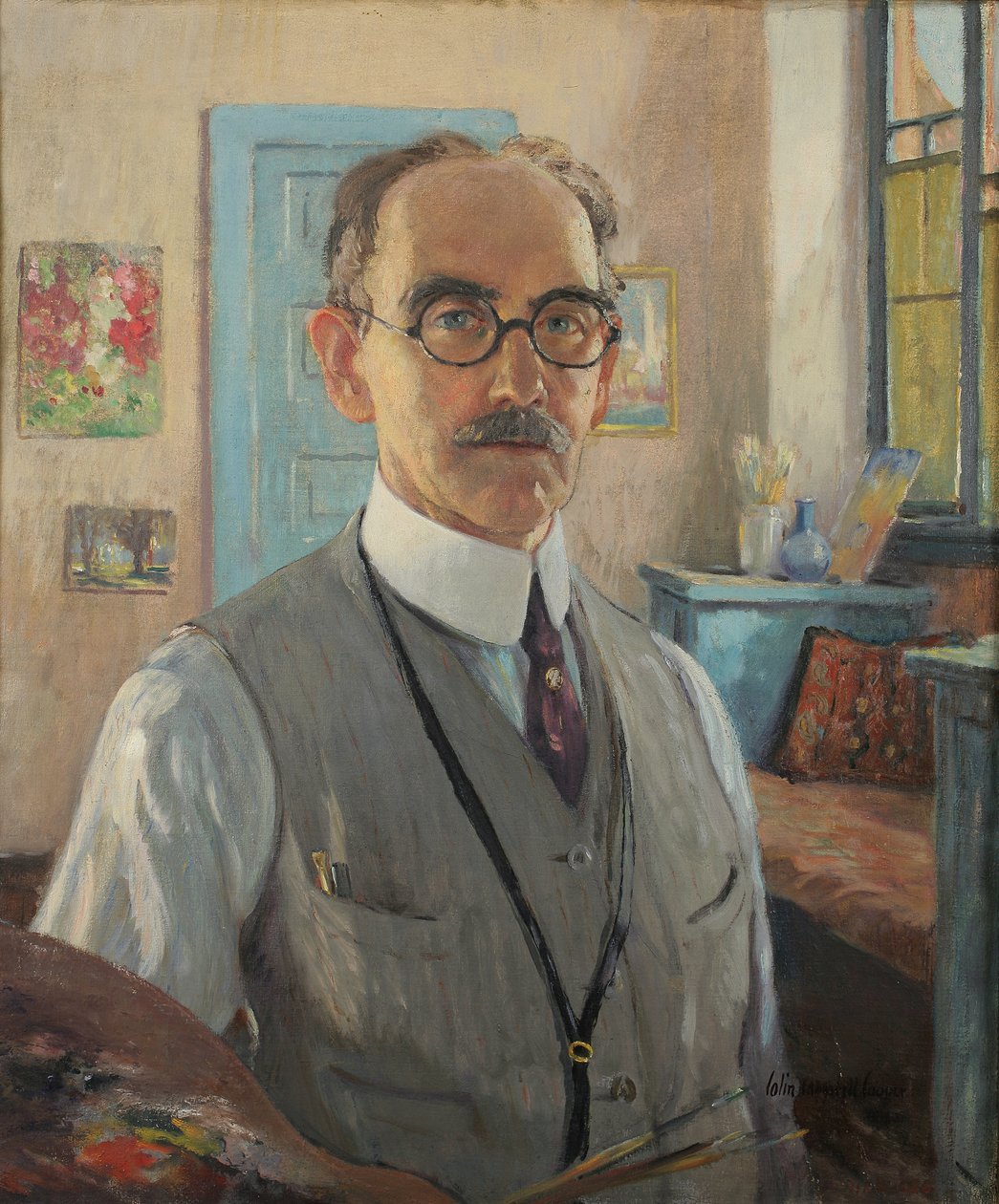 Selvportrett av Colin Campbell Cooper