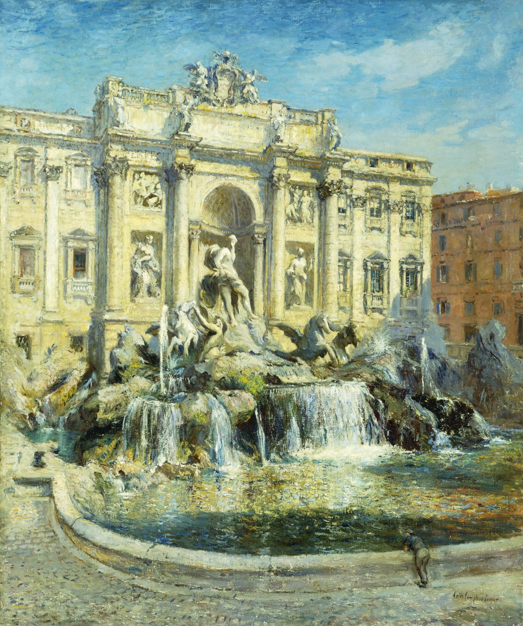 Trevifontenen, Roma av Colin Campbell Cooper