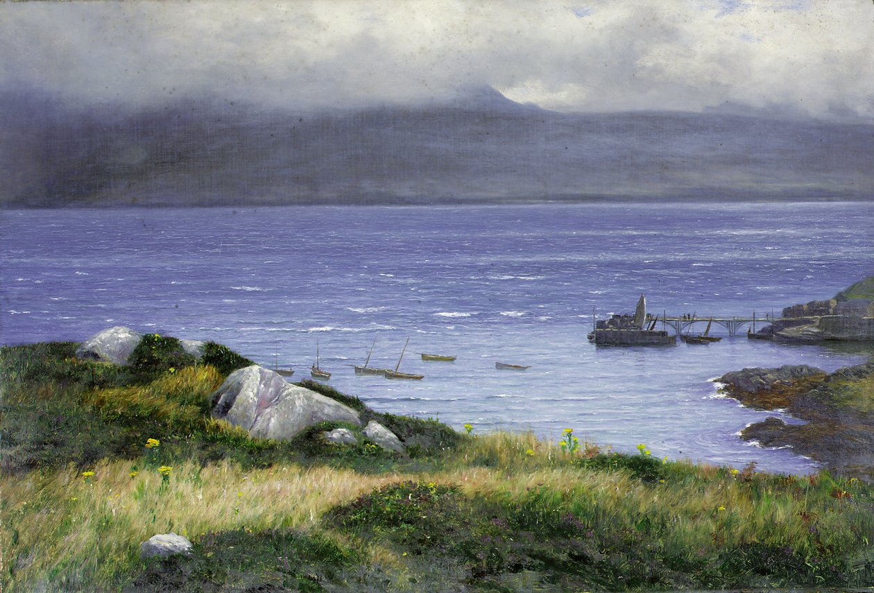 Utsikt fra Lamlash, 1882 av Colin Hunter