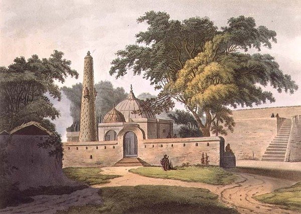 The Burial Place of a Peerzada, Another, plate 6 fra 