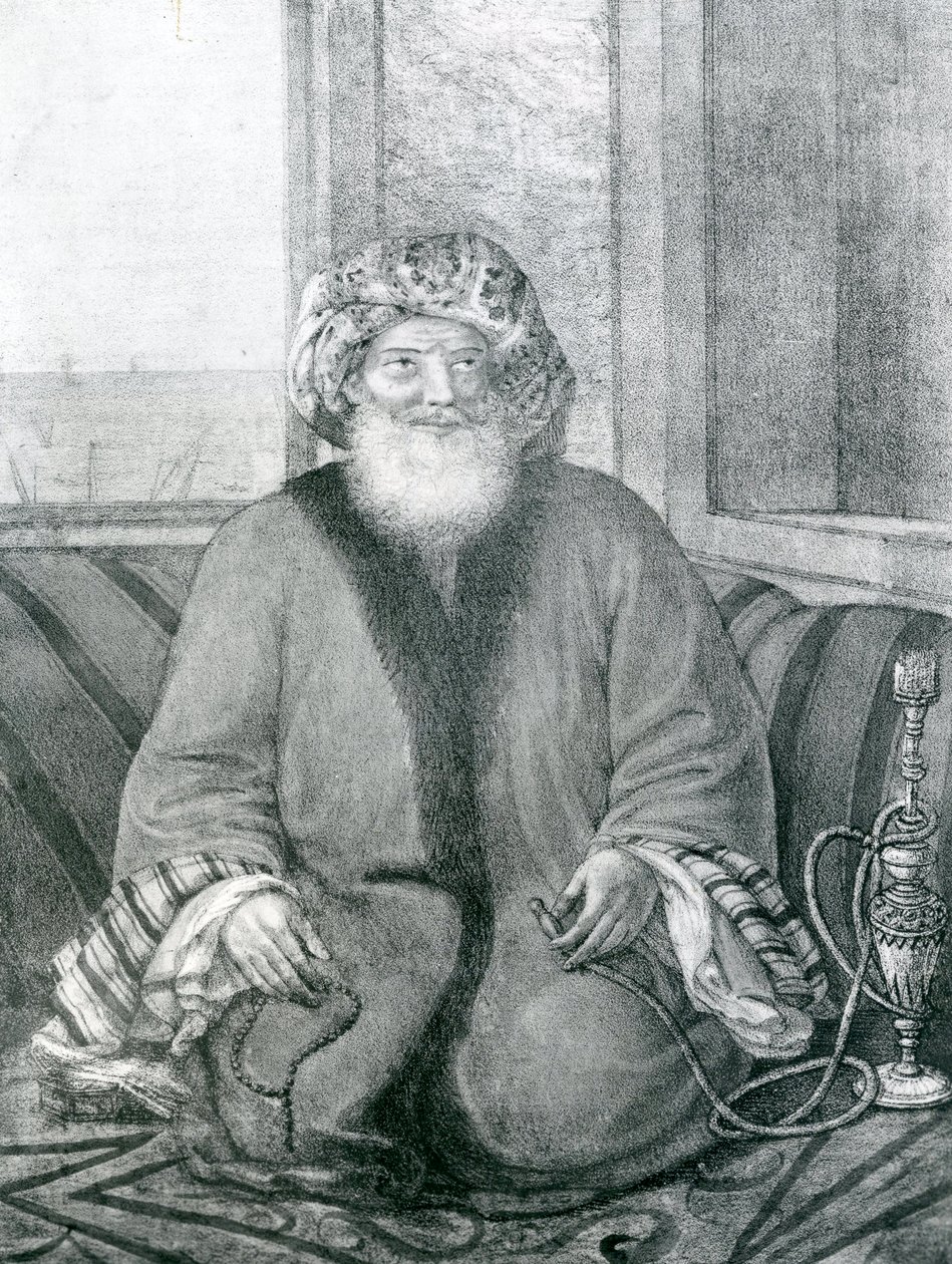 Muhammad Ali Pasha av Egypt (1769-1849), 1818 av Comte de Forbin