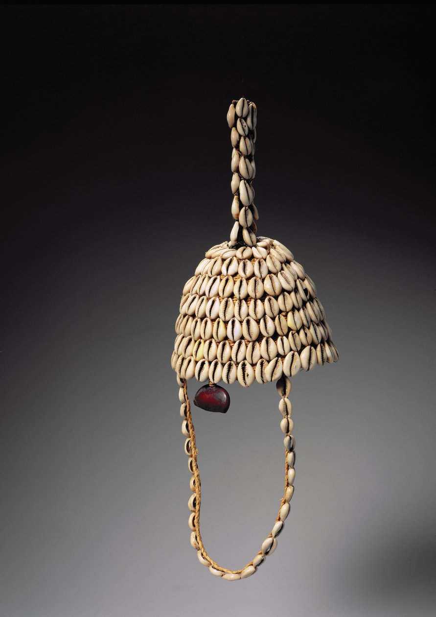 Hat (skjell og bein) (se også 181646) av Congolese