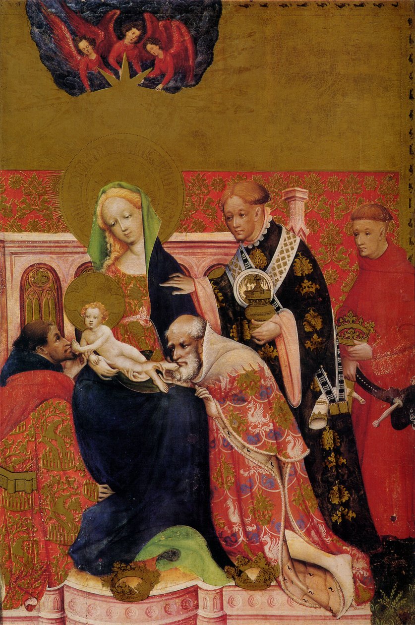 Marienkirche Dortmund - Marienalter - Høyre panel av Conrad von Soest