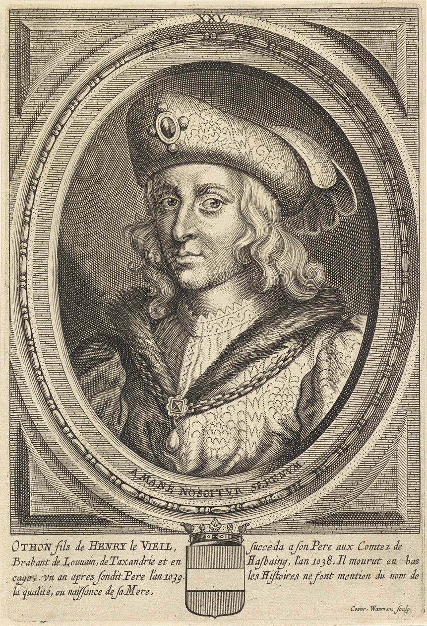 Portrett av Otto, hertugen av Brabant og Leuven av Conrad (after) Waumans