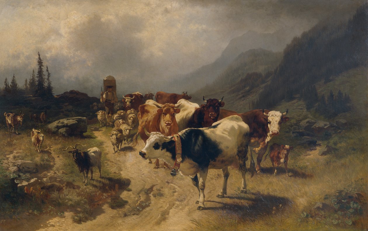 Viehabtrieb av Conrad Bühlmayer