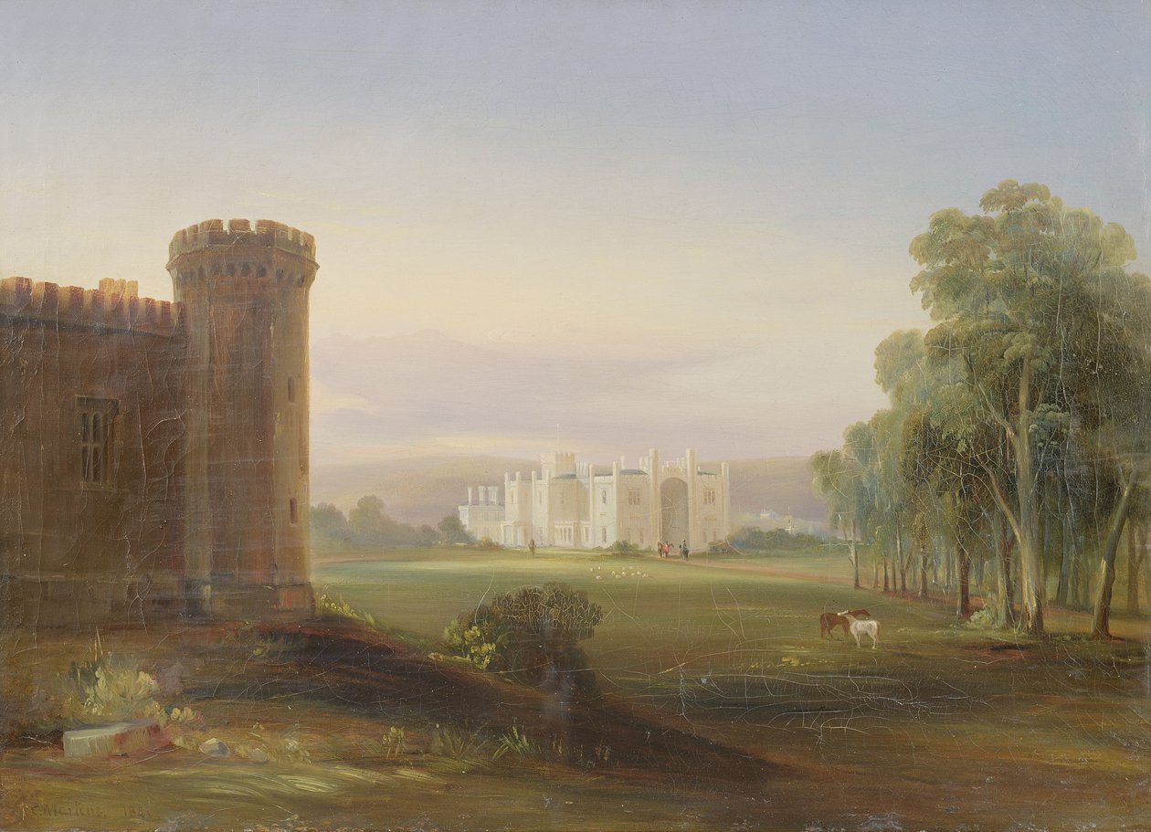 Government House and Stables, Sydney, 1841 av Conrad Martens