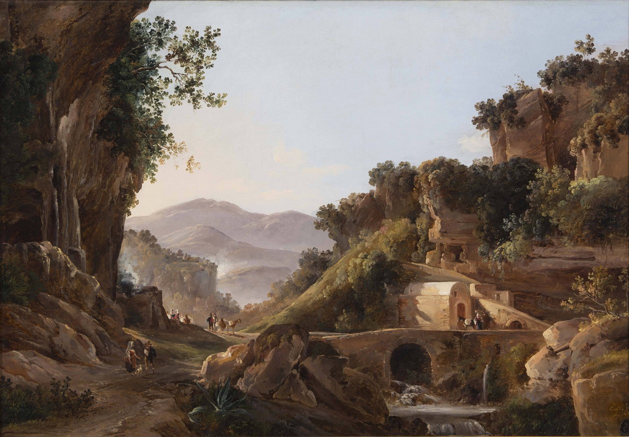 Cava de Tirreni, 1857. av Consalvo Carelli