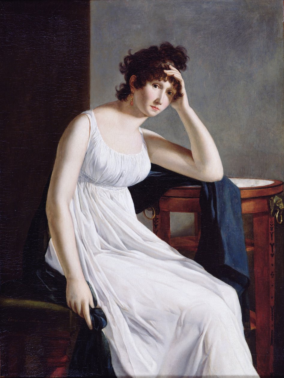 Selvportrett, 1800-tallet av Constance Mayer
