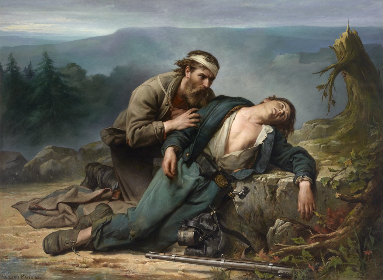 Anerkjennelse: Nord og Sør, 1865 av Constant Mayer