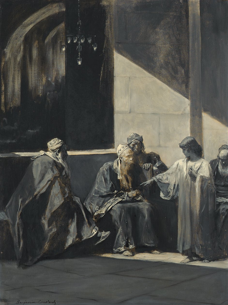 Kristus underviser i templet av Constant