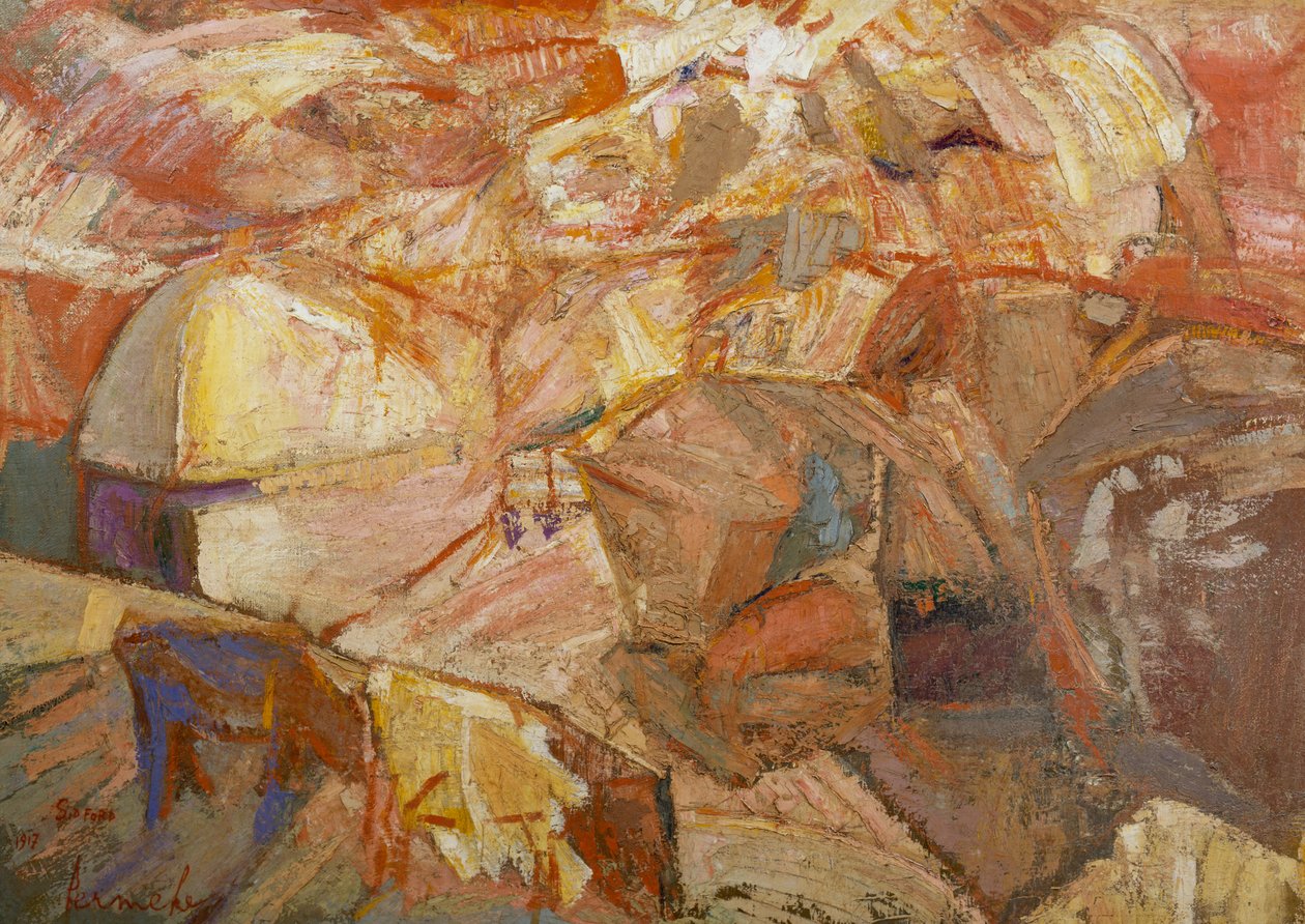 Høstelandskap i Devonshire av Constant Permeke