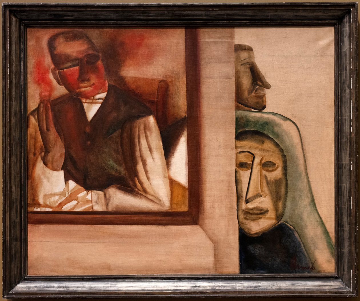 The Smoker, ca. 1927 (olje og terpentin på lerret) av Constant Permeke
