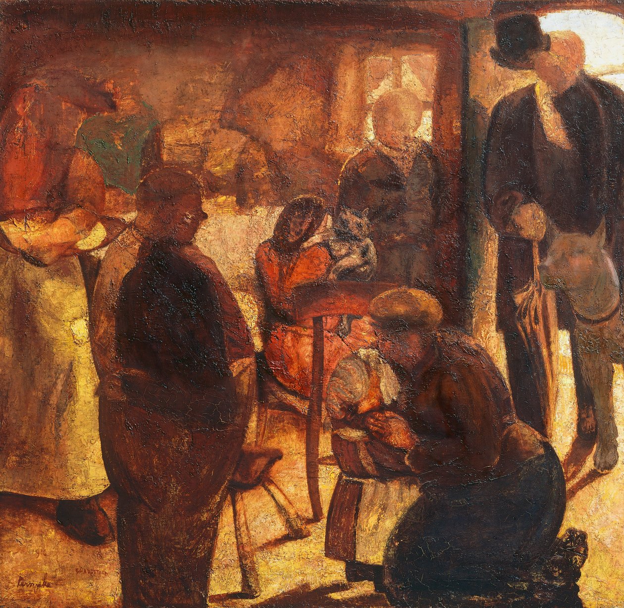 The Stranger, av Constant Permeke (1886-1952), olje på lerret av Constant Permeke