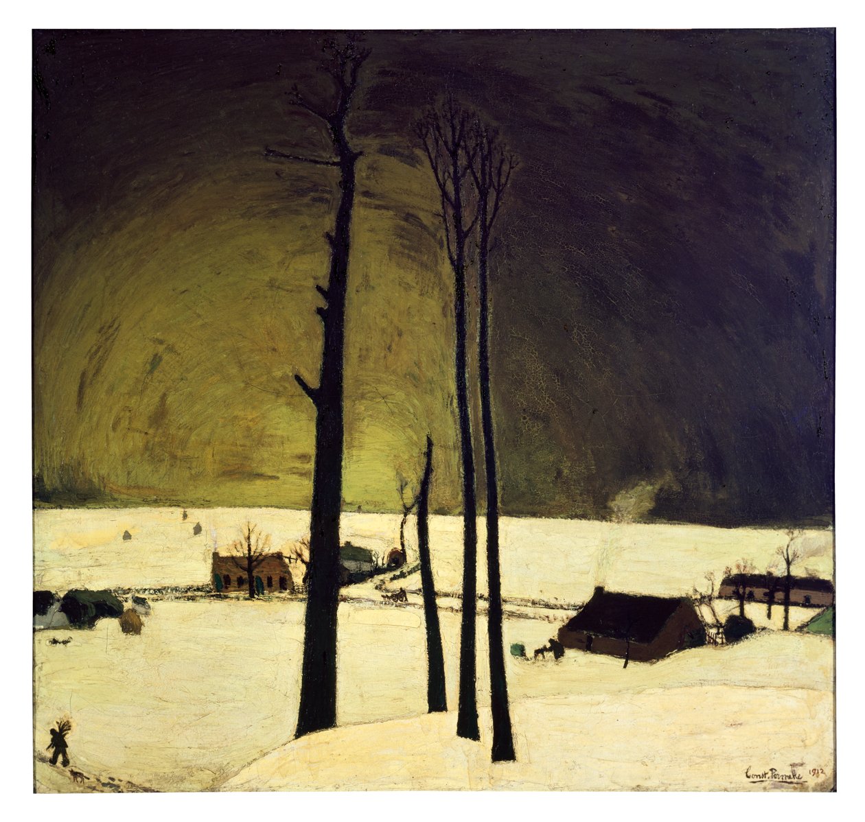 Vinterlandskap av Constant Permeke