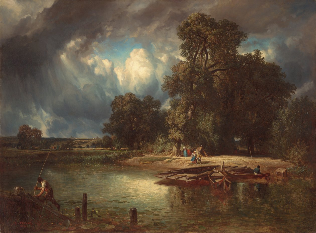 Stormen som nærmer seg, 1849. av Constant Troyon