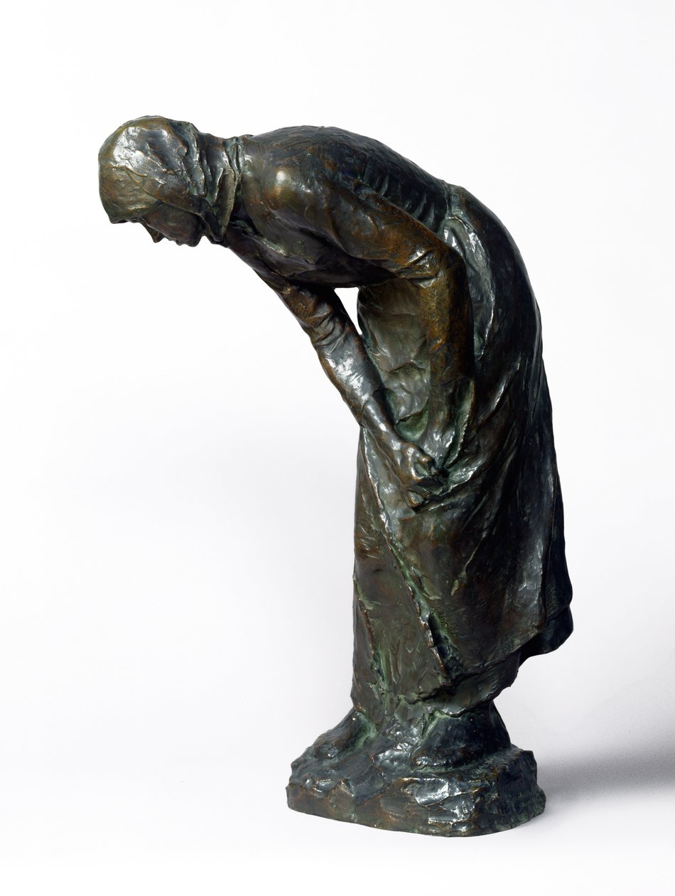 Firedamp, 1893 (bronse) av Constantin Emile Meunier