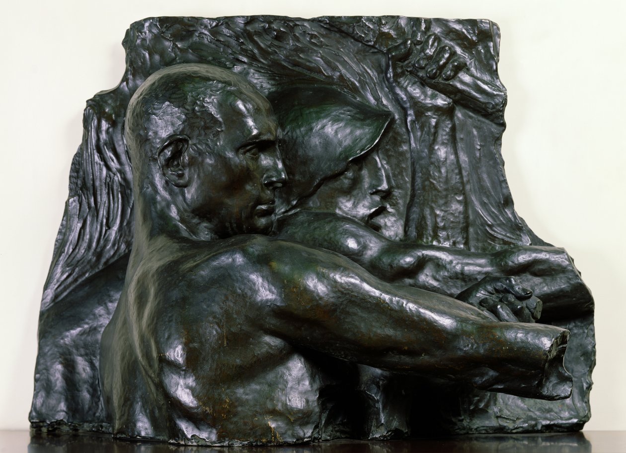 Industri, 1896 (bronse) av Constantin Emile Meunier