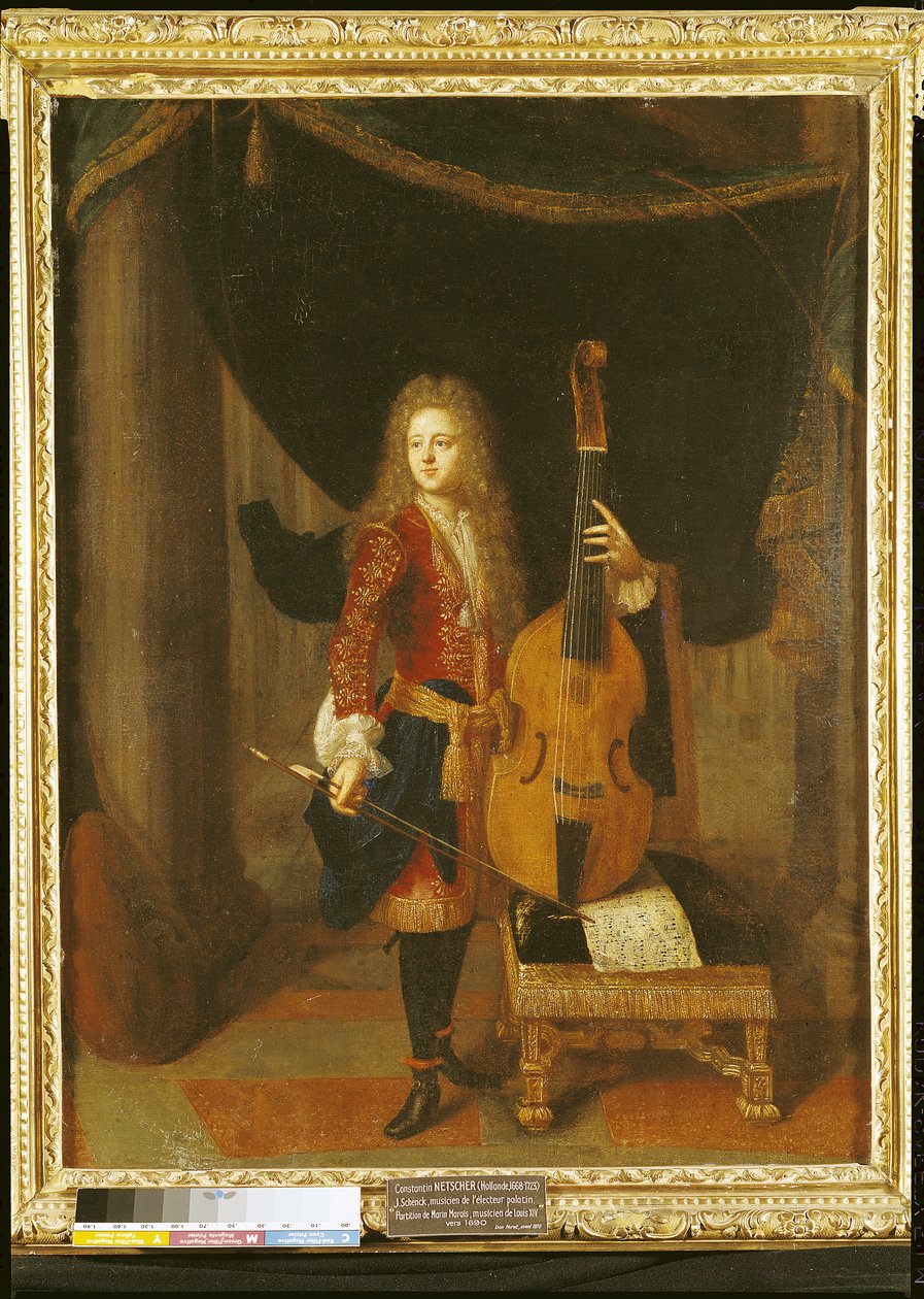 Portrett av Johann Schenck (1660-1712) av Constantin Netscher
