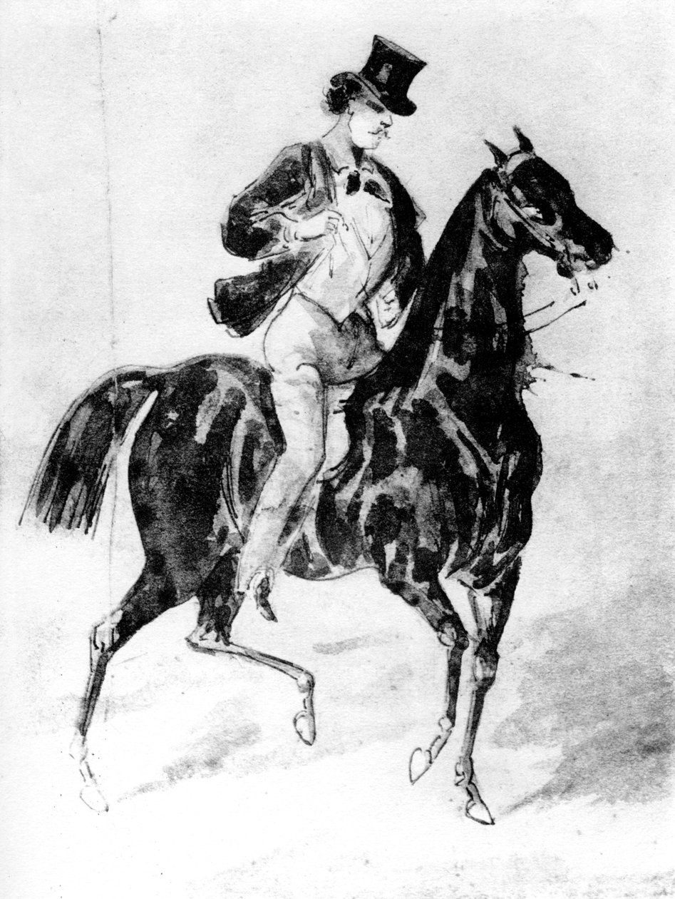 A Dandy, 1800-tallet, 1930. av Constantin Guys