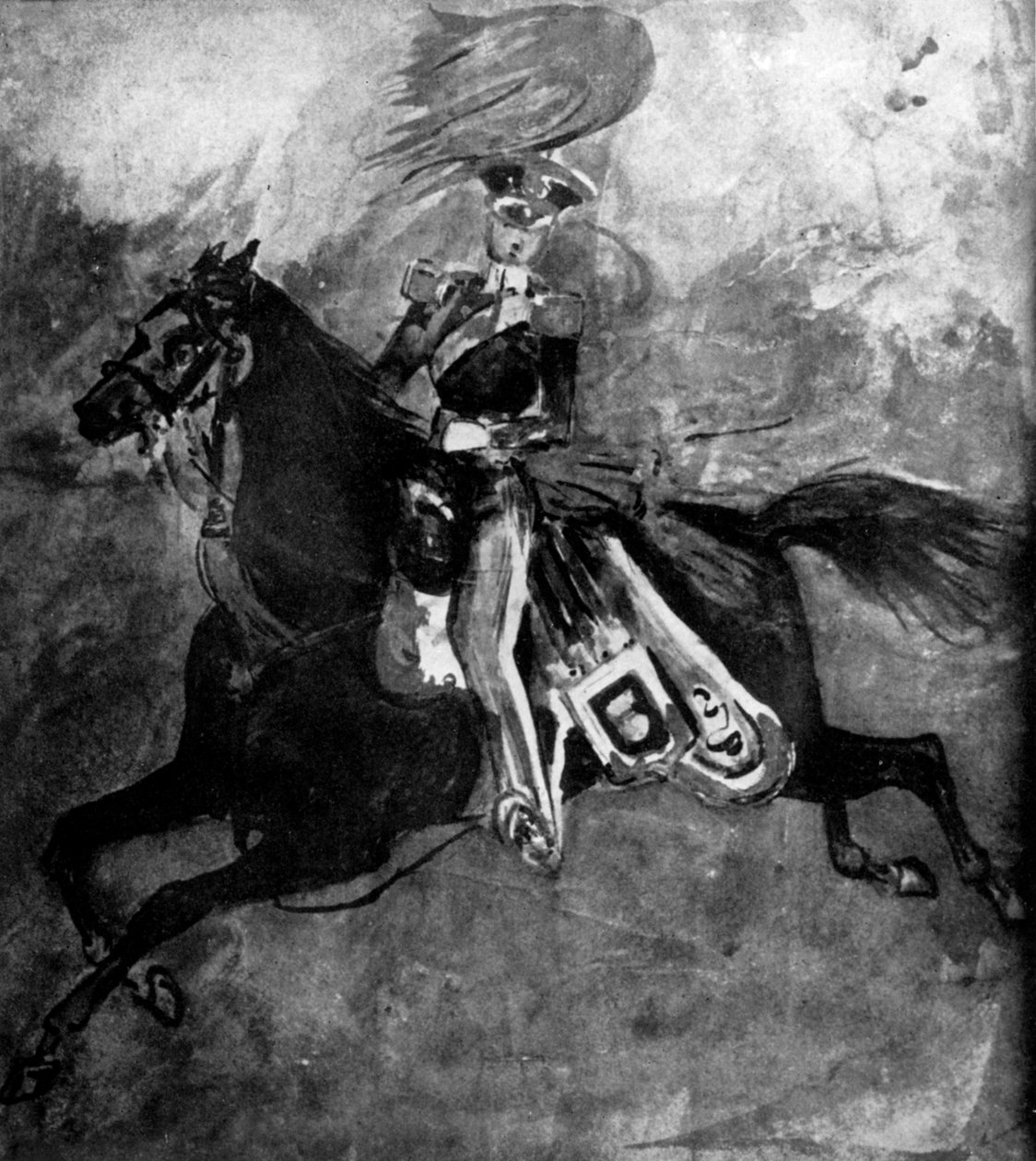 En engelsk offiser, 1800-tallet, 1930. av Constantin Guys