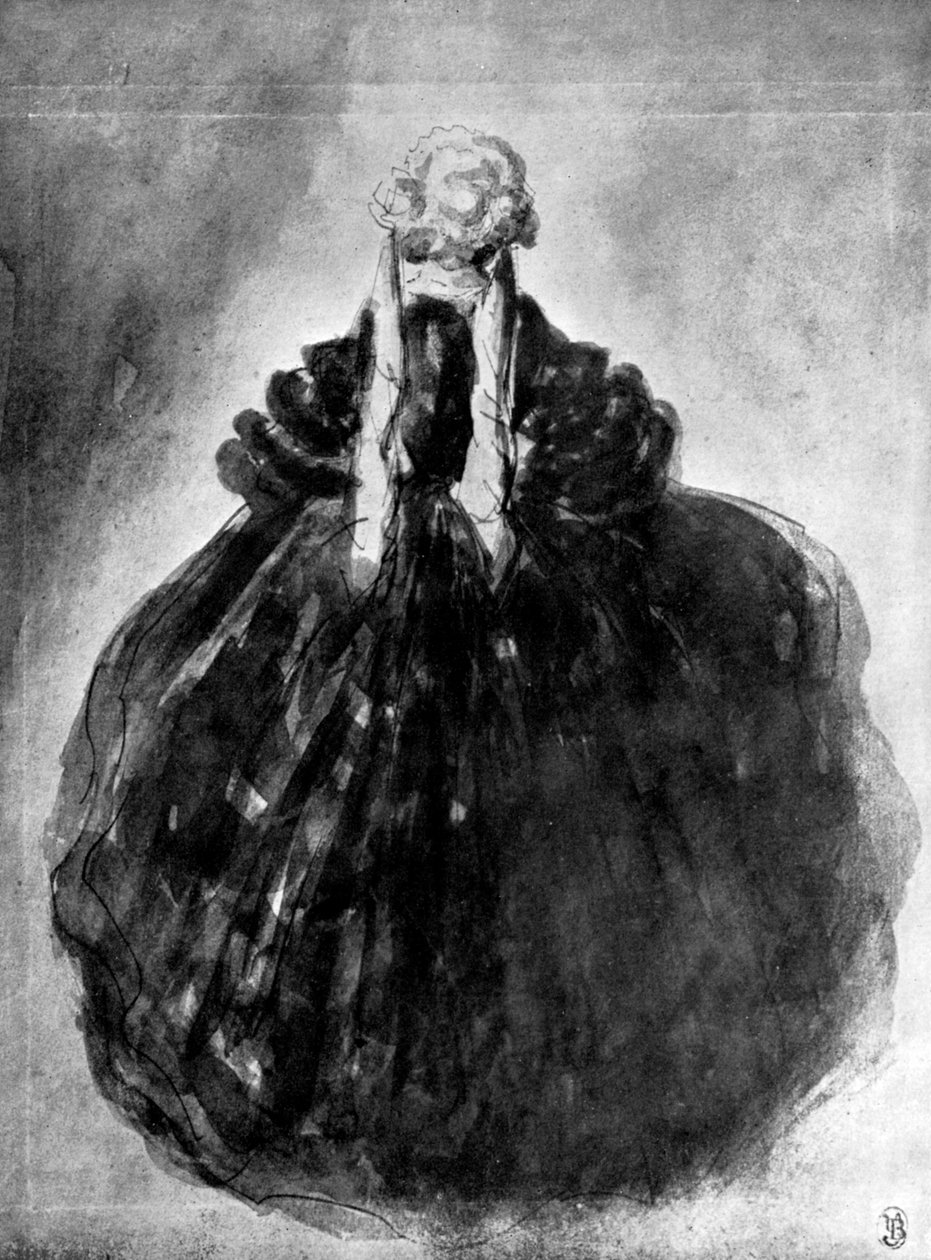 Study of a Lady, 1800-tallet, 1930. av Constantin Guys