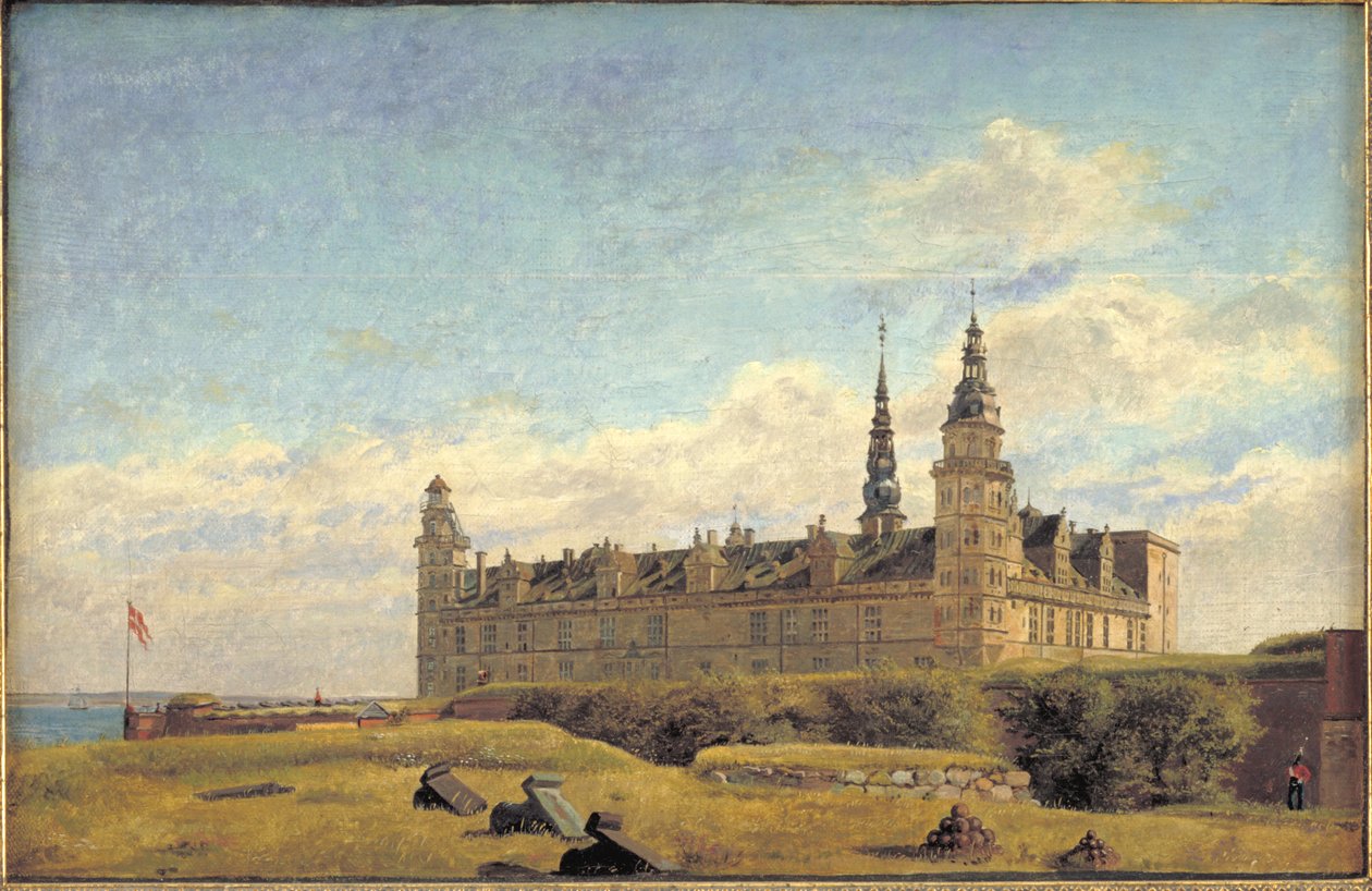 Kronborg slott av Constantin Hansen