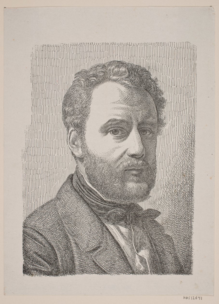 Portrett av Wilhelm Marstrand av Constantin Hansen