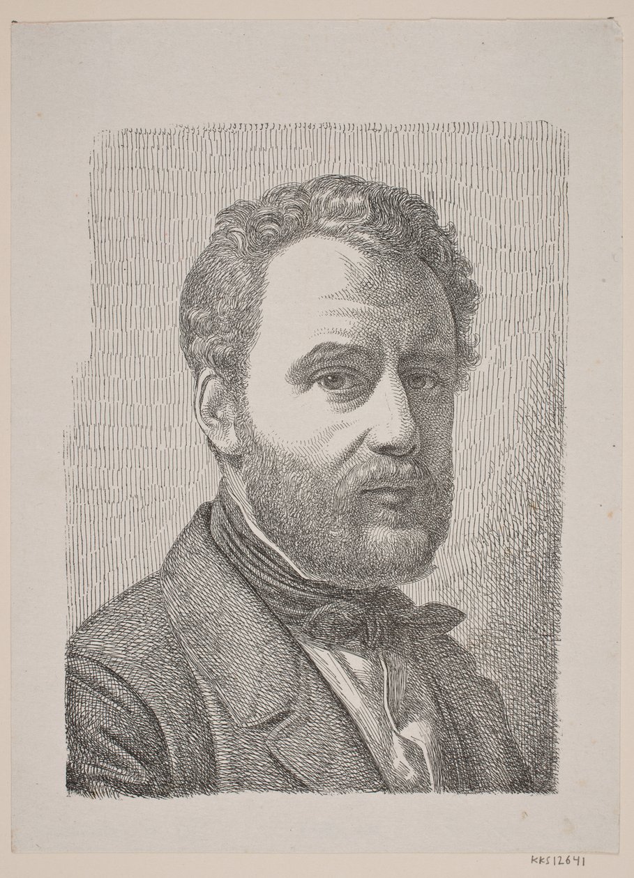 Portrett av Wilhelm Marstrand av Constantin Hansen