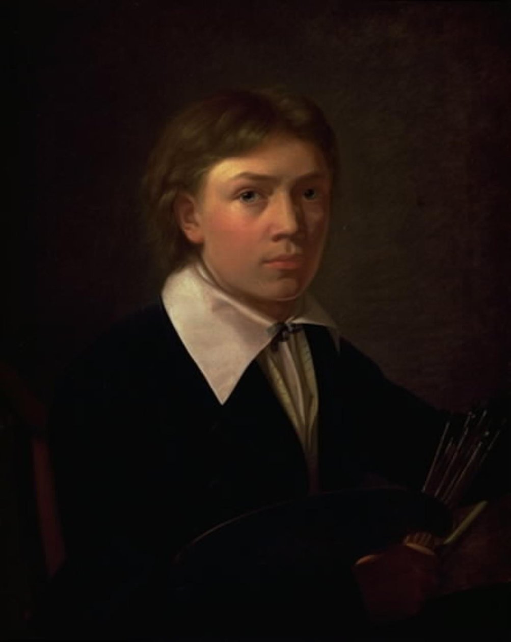 Selvportrett av Constantin Hansen