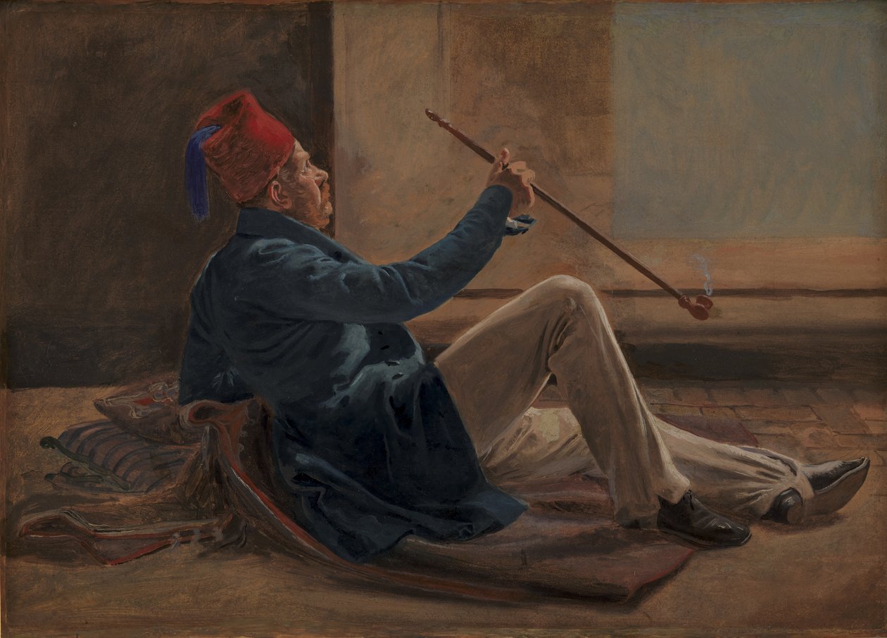 Arkitekt Gottlieb Bindesbøll av Constantin Hansen