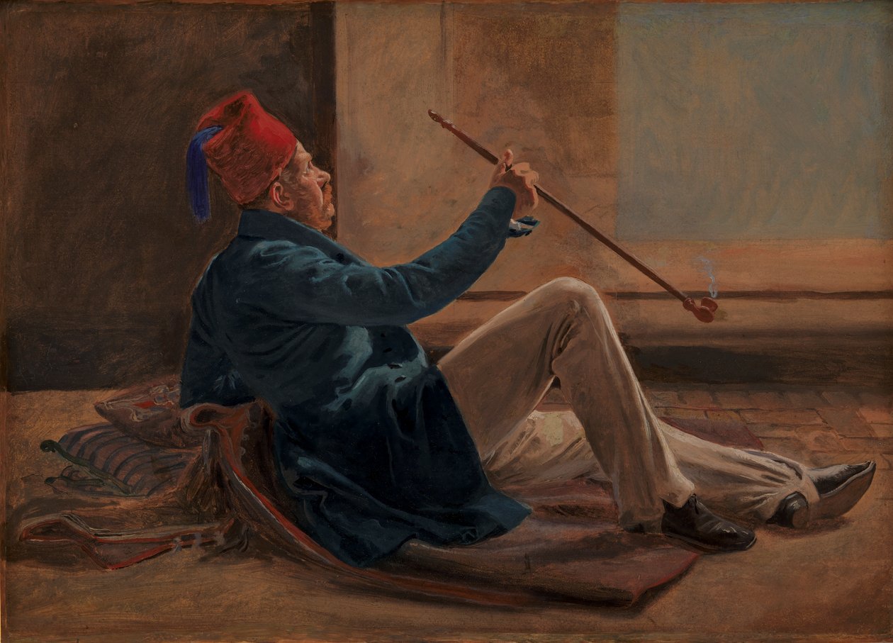 Arkitekt Gottlieb Bindesbøll av Constantin Hansen