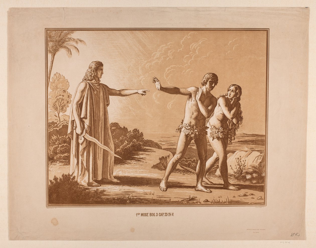 Utdrivelsen av paradis av Constantin Hansen
