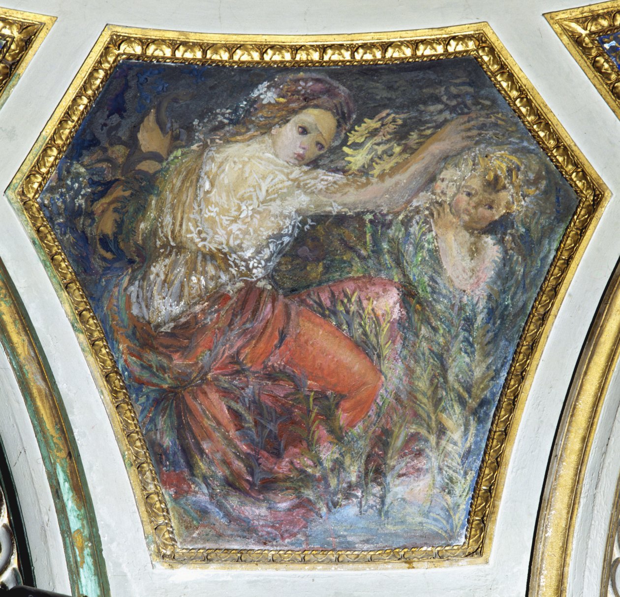 Kardinaldyder, detalj av Constantino Brumidi