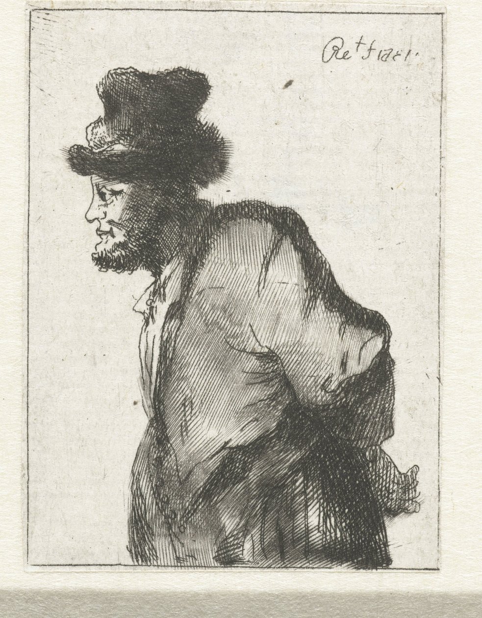 Bonde med hendene bak ryggen av Constantino Cumano (possibly)