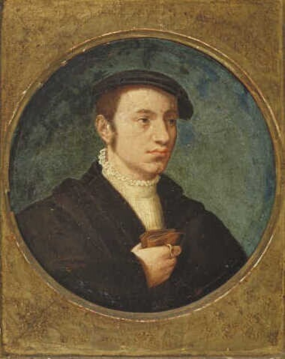 Ung mann med basker av Corneille de Lyon