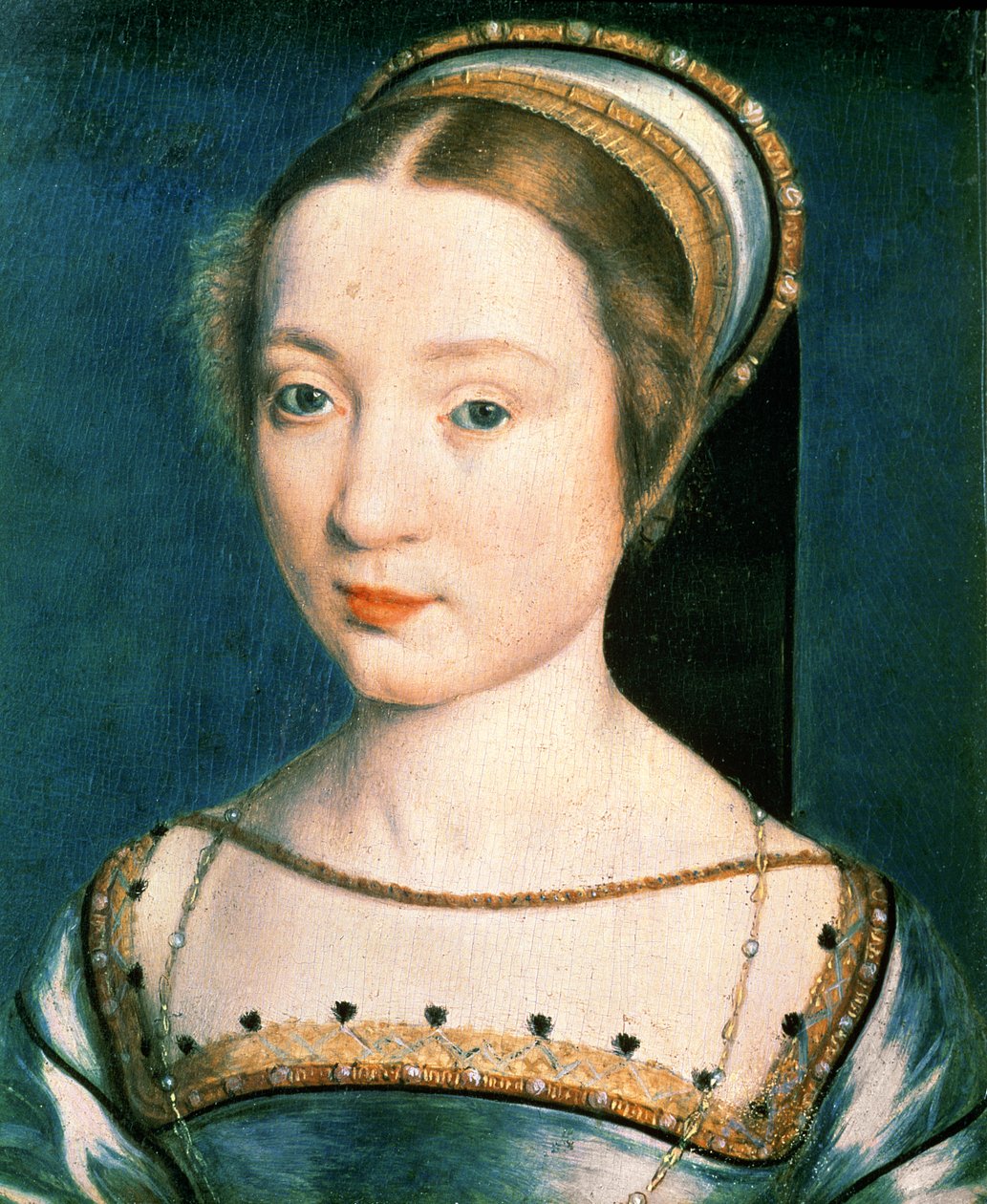 Portrett av dronning Claude (1499-1524) av Corneille de Lyon