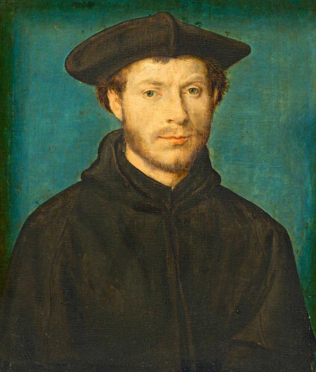 Portrett av en mann, ca. 1536-40 (olje på valnøtt) av Corneille de Lyon